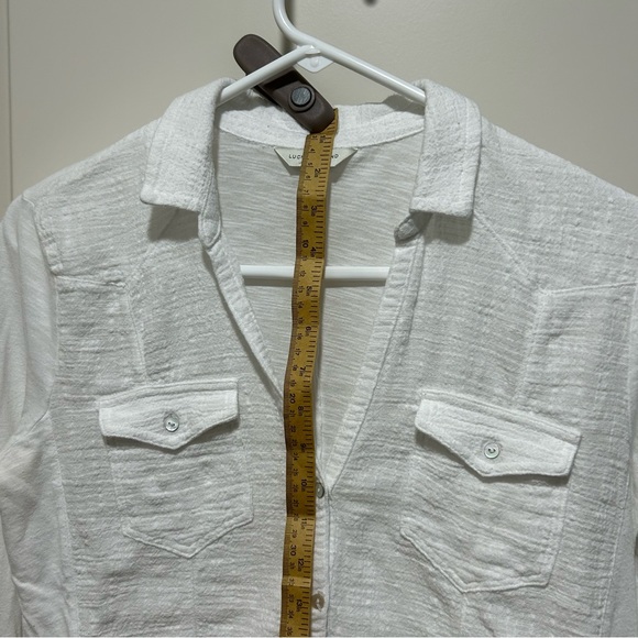 Lucky Brand women’s Classic long sleeve shirt. Size SP. some stretch - Picture 4 of 7